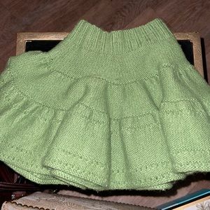 Apple 🍏 Green Custom Knitwear for a toddler